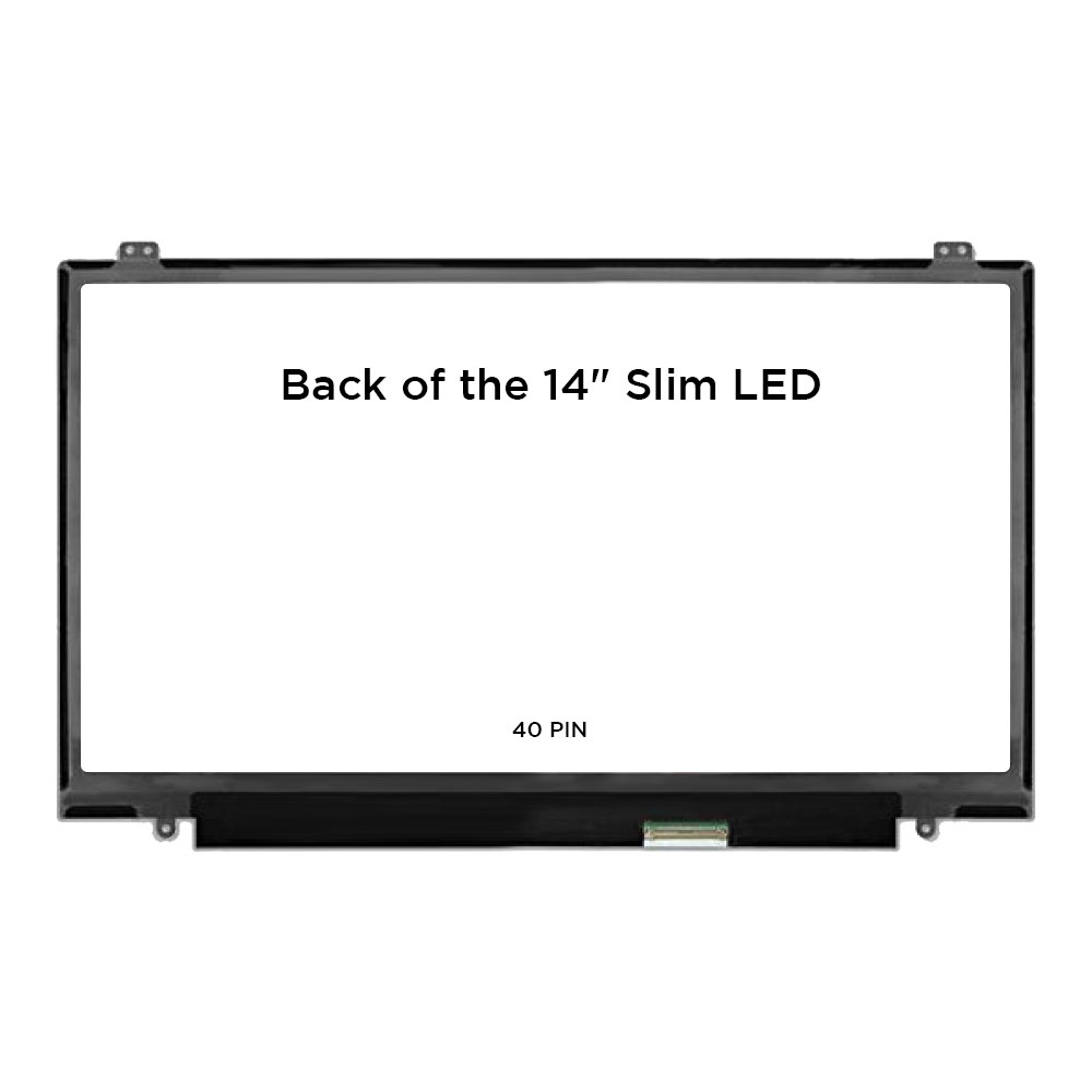 Compatible Replacement Laptop Screen 14" Slim LED 40 Pin