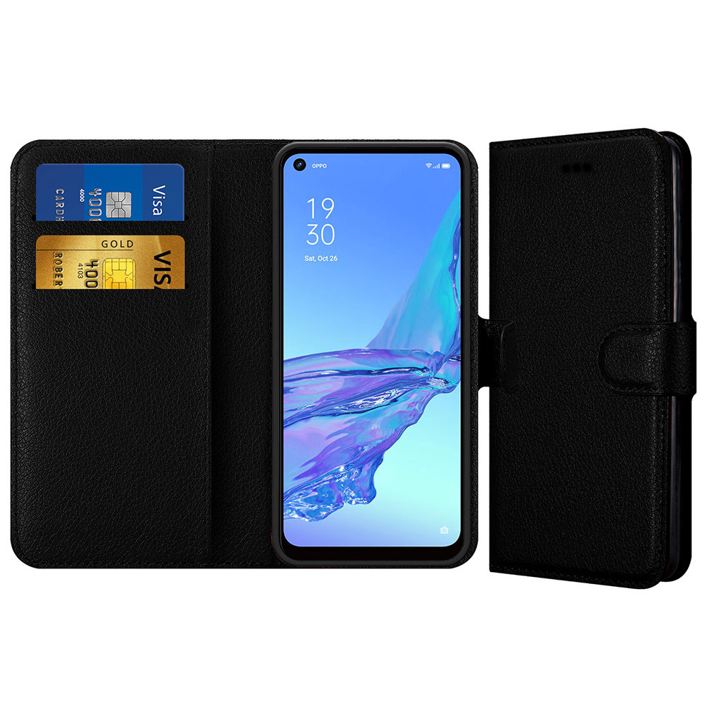 Compatible Book Case With Wallet Slot For OPPO A53