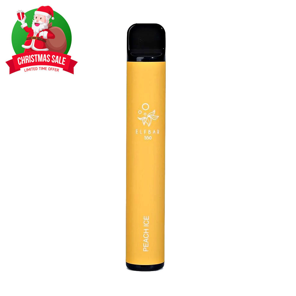 ELF BAR PEACH ICE DISPOSABLE POD VAPE