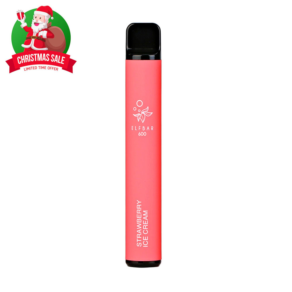 ELF BAR STRAWBERRY ICE CREAM DISPOSABLE POD VAPE