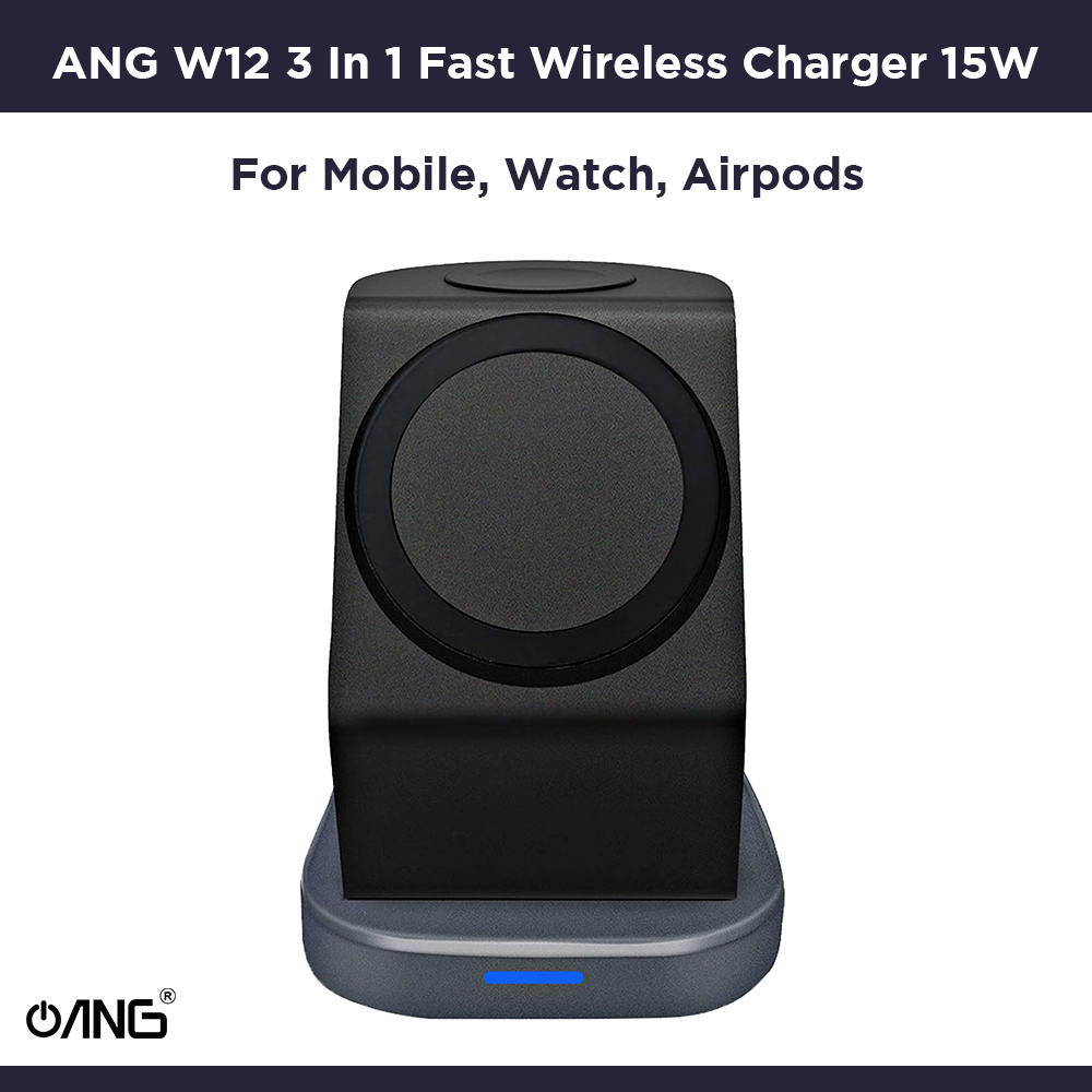 ANG-W12 3 in 1 Fast Wireless Charger 15W